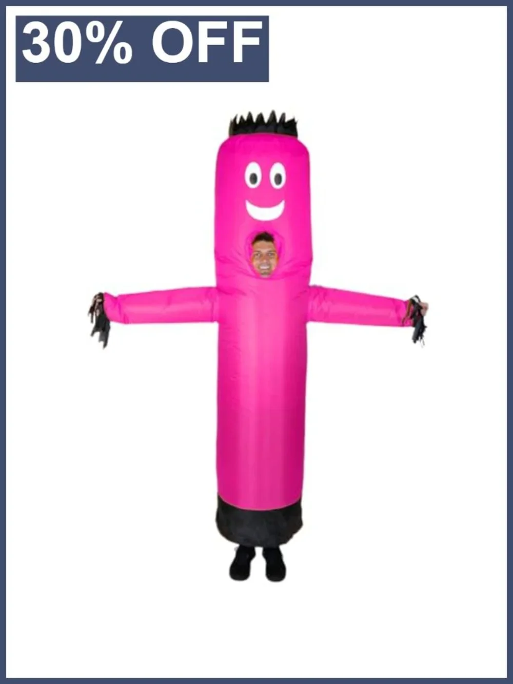 Inflatable Tube Man Costume Adult Wacky Wavy Arm Guy Funny Halloween